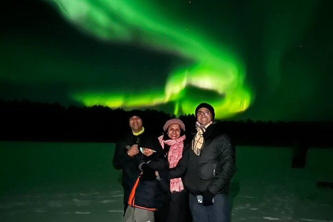 Private Northern Lights Expedition by Lapland's Experienced Team - Who will enjoy this evening most?