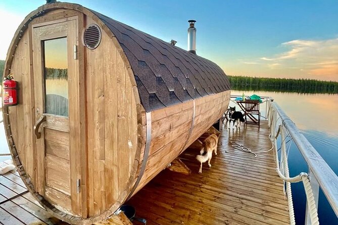 Private Traditional Finnish Sauna Boat Scenic River Cruise - Midnight sun, long light, and northern scenery