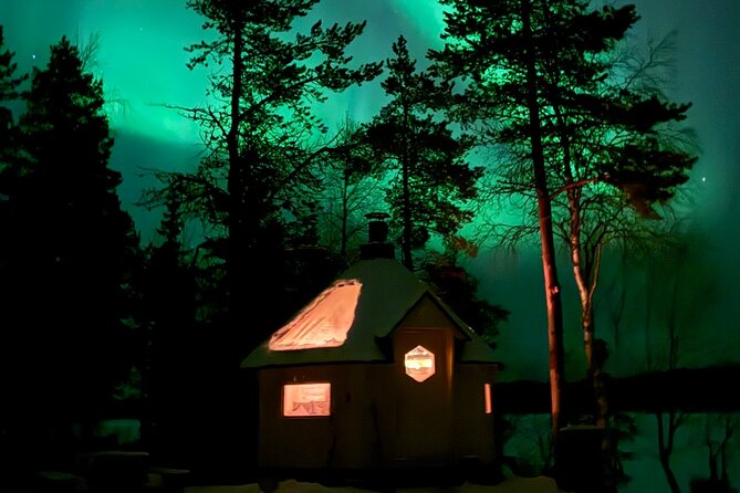 Private Traditional Sauna, Ice Dip and Dinner in the Wilderness - Northern Lights after dark