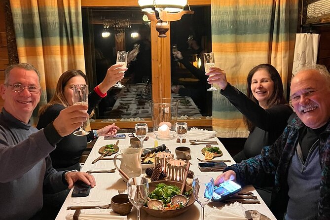 Private Traditional Sauna, Ice Dip and Dinner in the Wilderness - The personal touch from Heli