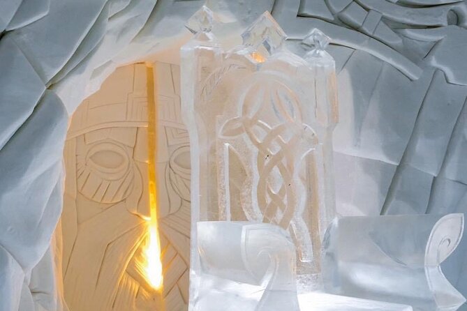 Private: Visit Snow Village Ice Exhibition - Pickup from Levi or Kittilä