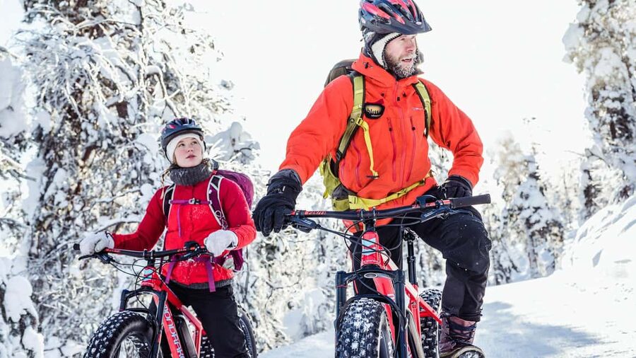 Pyhätunturi: Electric Fatbike Tour in Finnish Lapland - What the motor feels like on the trail