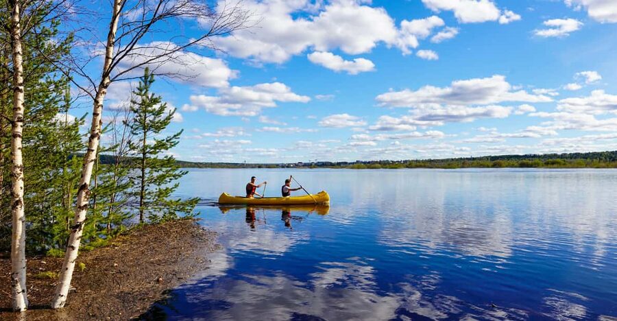 Rovaniemi: All-Day Canoe Adventure - What the water route feels like