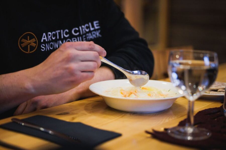 Rovaniemi: Arctic Circle Highlights by Snowmobile - One hour on a shared snowmobile
