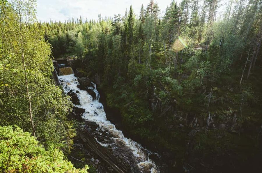 Rovaniemi: Auttiköngäs Waterfalls Hike Tour & Barbeque - Key points at a glance