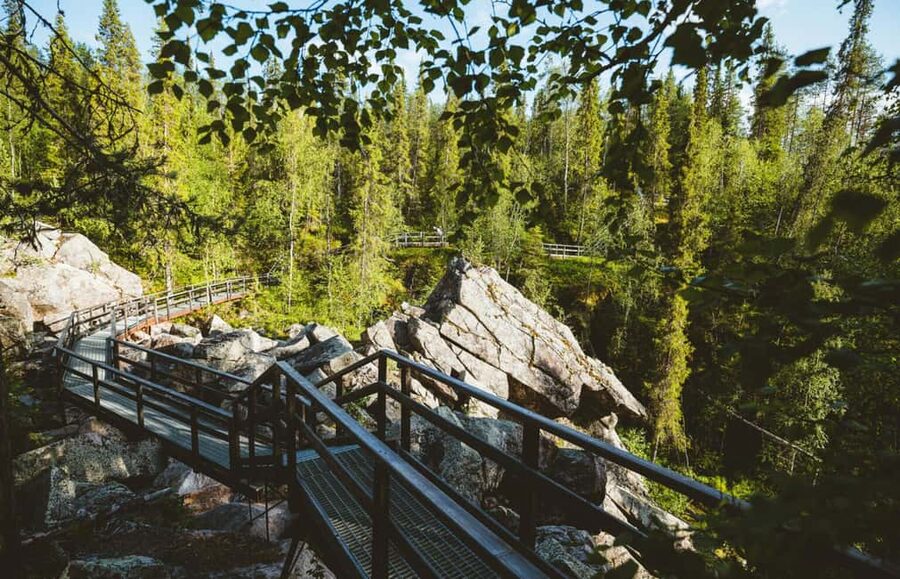 Rovaniemi: Auttiköngäs Waterfalls Hike Tour & Barbeque - Local culture adds meaning to the walk