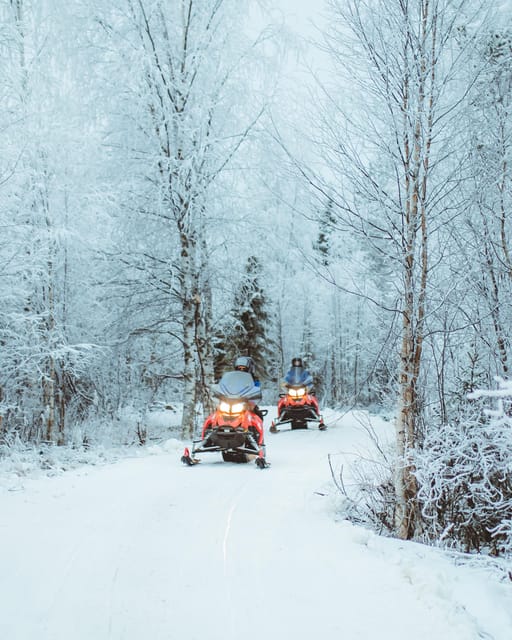 Rovaniemi: Early Winter 2 Hour Snowmobile Safari - From Rovaniemi pickup to Apukka Resort