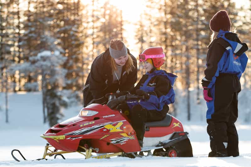 Rovaniemi: Family Snowmobile Trip with Guide and Picnic - How the four hours fit together