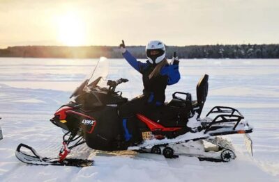 Guided Wilderness Snowmobile Safari & Barbeque