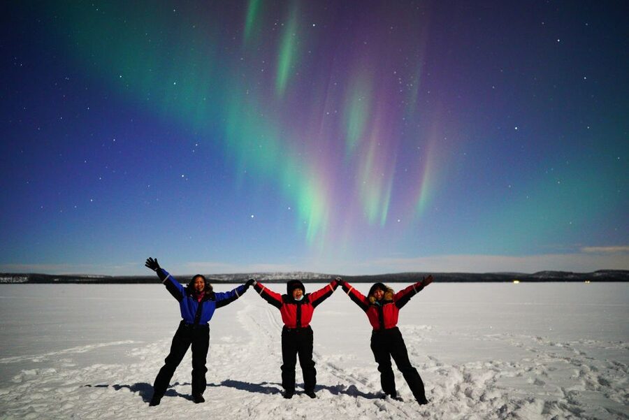 Rovaniemi: Hunting Northern Lights Bus Tour - The viewing stops and what you can expect