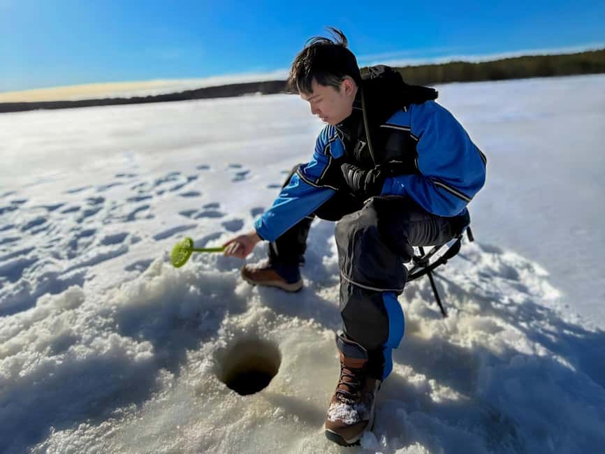 Rovaniemi: Ice Fishing Small Group Tour & Barbeque - Clothing, restrictions, and practical limits