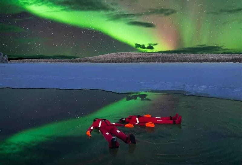Rovaniemi: Ice Floating in Forest Lake with Aurora Borealis - Key points to know before booking