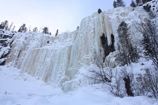 Rovaniemi: Korouoma Canyon & Frozen Waterfalls Tour with BBQ - The drive from Rovaniemi to the trail