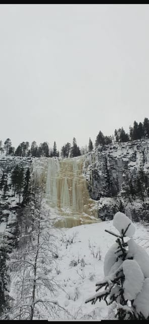 Rovaniemi: Korouoma Frozen Waterfalls Hike & Hot BBQ Lunch - The 1.5-hour journey from Rovaniemi
