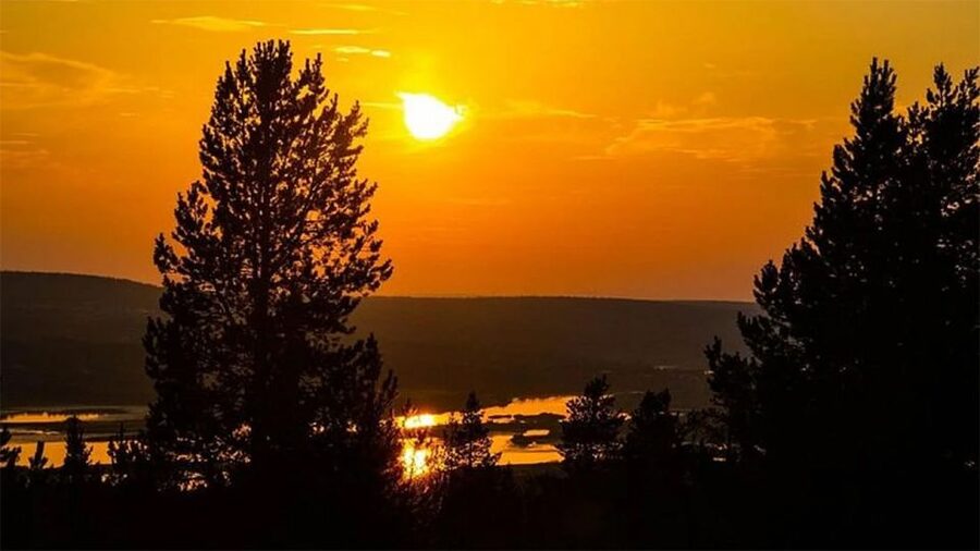 Rovaniemi: Midnight Sun, ATV Ride During The Golden Hour - The ATV route through the Arctic forest