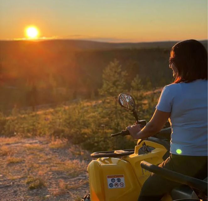 Rovaniemi: Midnight Sun, ATV Ride During The Golden Hour - Pickup from Rovaniemi and the four-hour schedule