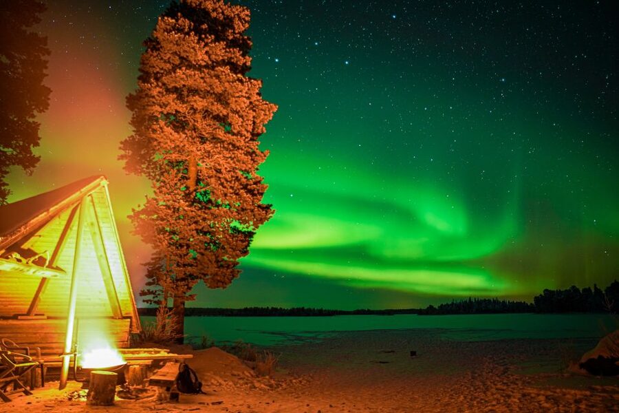 Rovaniemi: Night Sky lappish Barbecue - Who will enjoy this outing most?