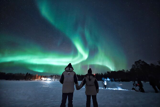 Rovaniemi: Northern Lights Pro Guaranteed - Unlimited Distance - What happens at the first aurora stop