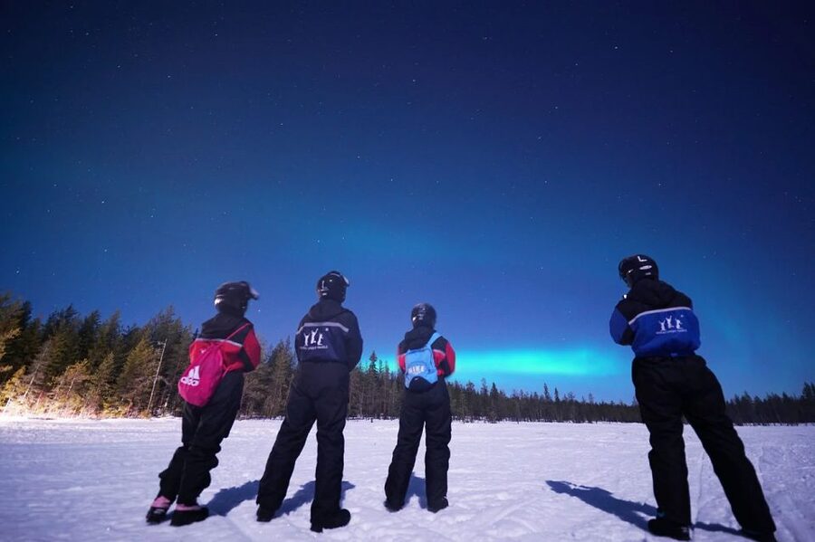 Rovaniemi: Northern Lights Sleigh Ride - The guide makes the difference on a cloudy night