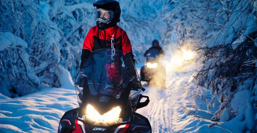Rovaniemi: Northern Lights Snowmobile Tour - The campfire pause and Arctic snack
