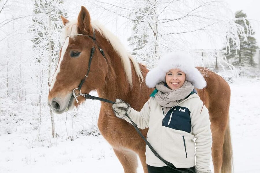Rovaniemi: Riding Tour with Finnhorses at SCV - A quiet horse ride just north of Santa Claus Village