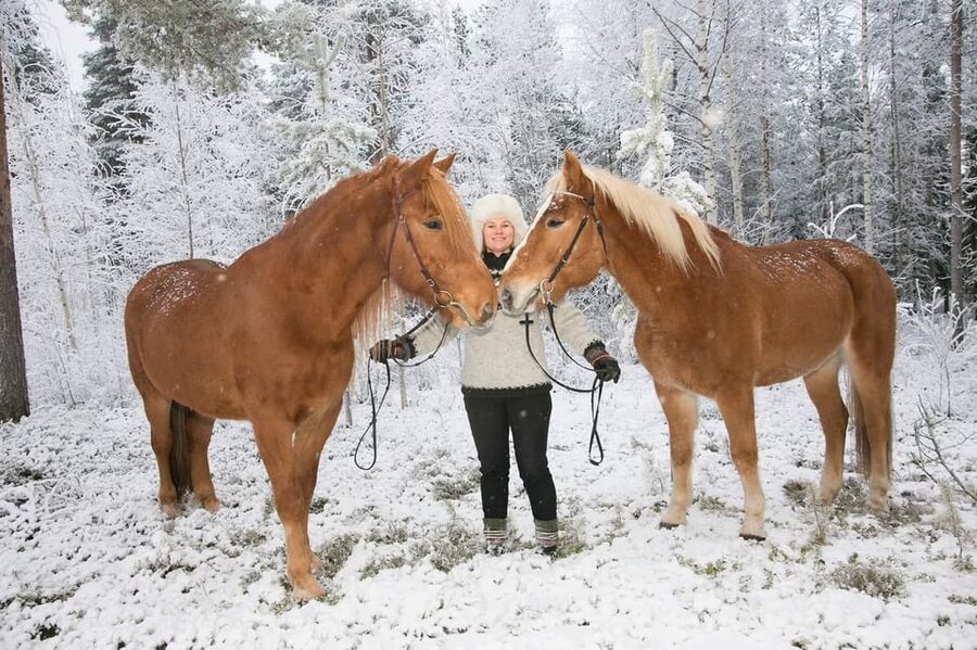Rovaniemi: Riding Tour with Finnhorses at SCV - What to wear in Lapland