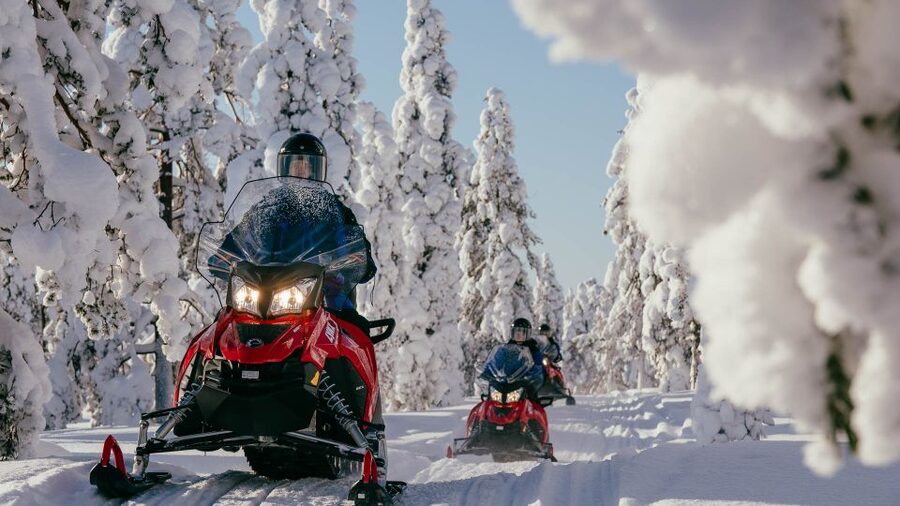 Rovaniemi: Snowmobile Adventure Tour for Adults Only - Learning the machine in the snowy forest