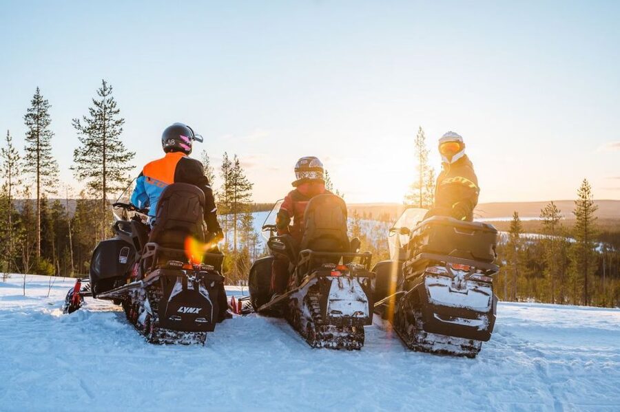 Rovaniemi: Snowmobile Safari Adventure - Snow-covered forests and frozen lakes