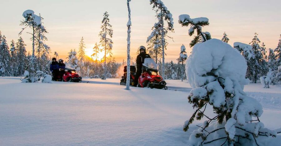 Rovaniemi: Snowmobile Safari to a Reindeer Farm - Getting dressed for serious Arctic cold