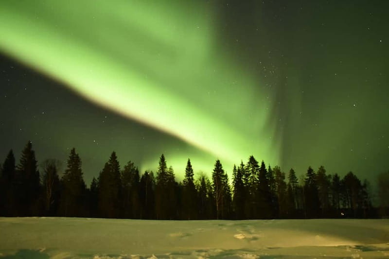 Rovaniemi: Snowtrain to Northern Lights Camp - Walking beneath the Arctic sky