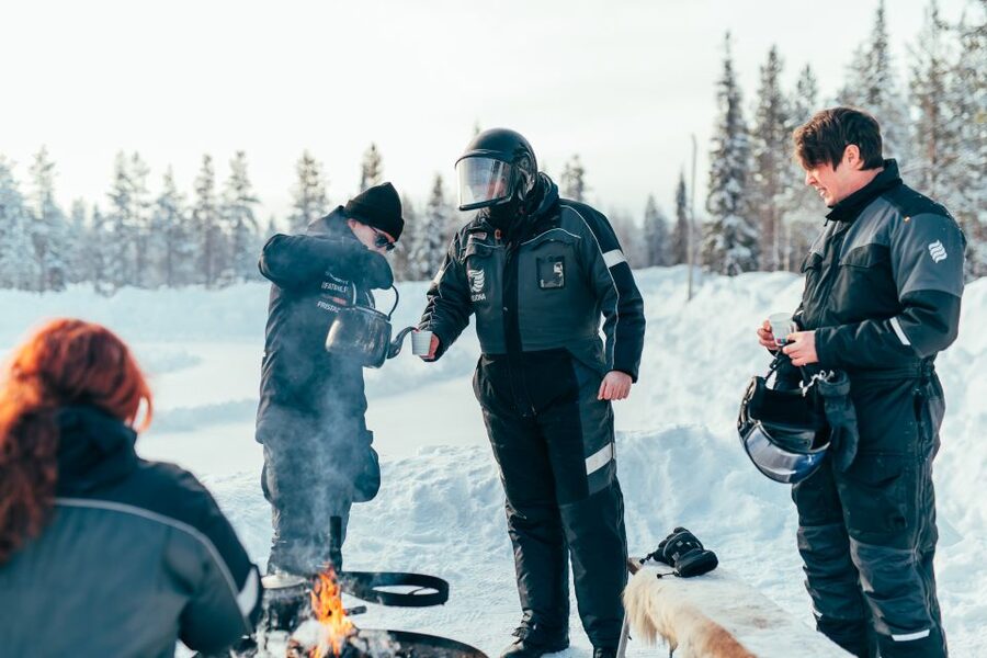Sirkka: Levi Ice-Karting Experience with Optional Transfer - The safety briefing and first 15-minute session