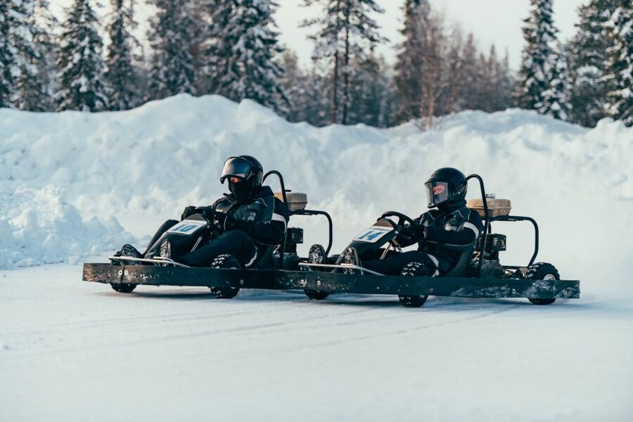 Sirkka: Levi Ice-Karting Experience with Optional Transfer - The second session, where the fun usually improves
