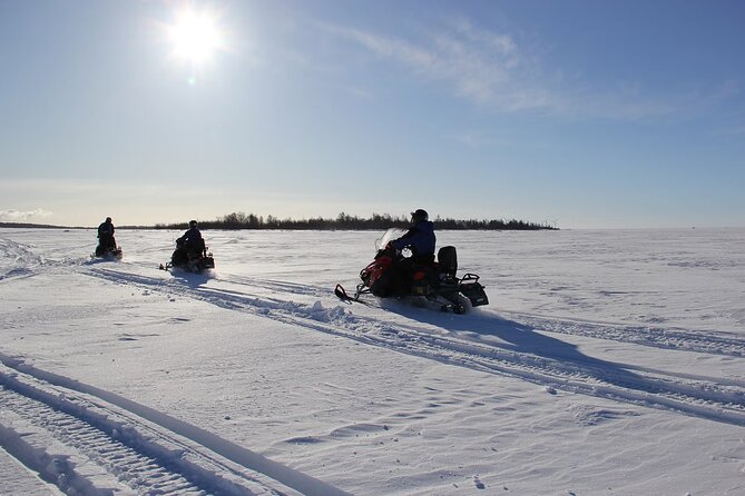Snowmobile Adventure in Lapland - Sharing a Snowmobile With Two Adults