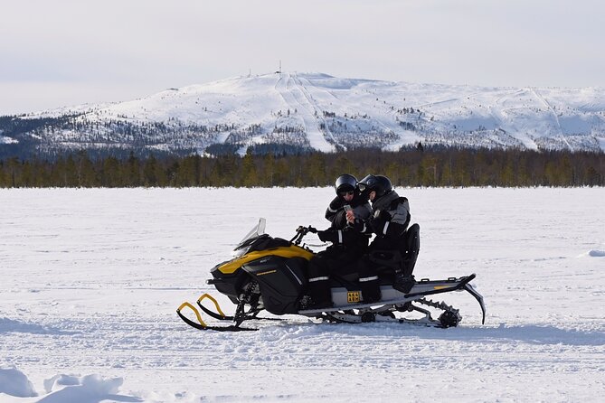 Snowmobile Rides Through Kumputunturi Fell in Kittilä, Finland - Leaving Levi for Kumputunturi Fell