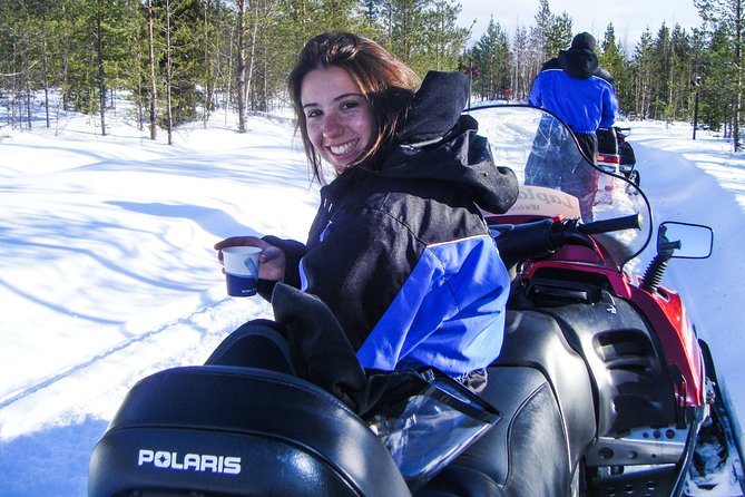 Snowmobile Safari in the Nature - Morning start - Why the route suits beginners