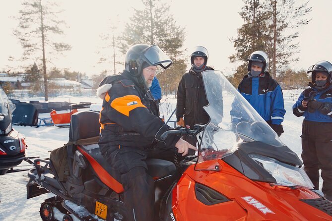 Snowmobile Safari into the Arctic Circle Forest - Cold-weather gear helps, but it does not defeat winter