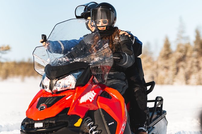 Snowmobile Safari into the Arctic Circle Forest - Pickup times require more planning than the ride