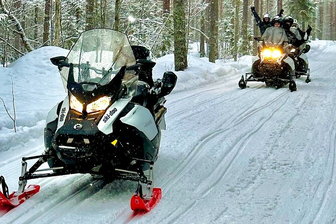 Snowmobile Safari to Arctic Nature - Getting ready for your first snowmobile ride