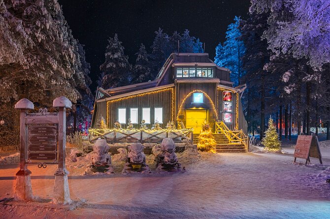Snowmobile Safari to Search for the Northern Lights - Leaving Rovaniemi after dark