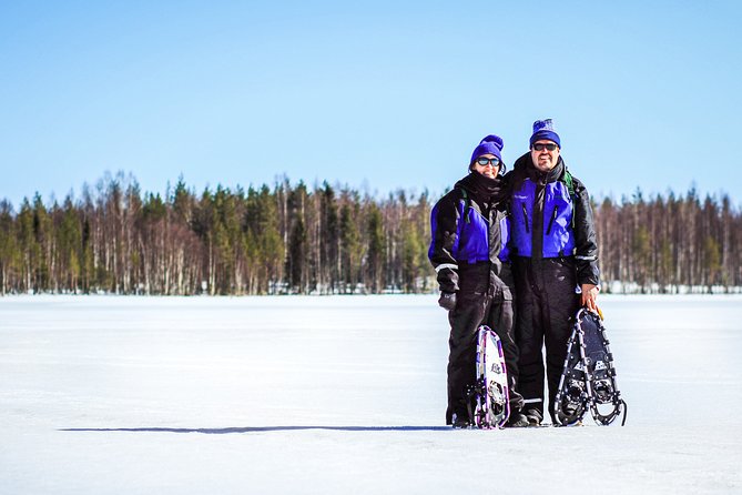 Snowshoe Trip in the Forest - The halfway barbecue and hot drinks