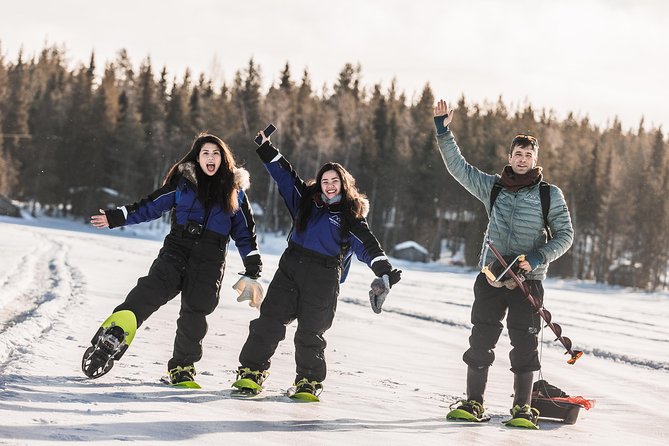 Snowshoeing and Ice Fishing Tour - Learning to walk before reaching the lake
