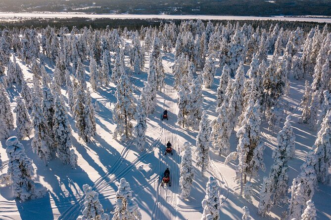 Thrill of Snowmobiling for Adults Only - The 2.5-hour run through Lapland