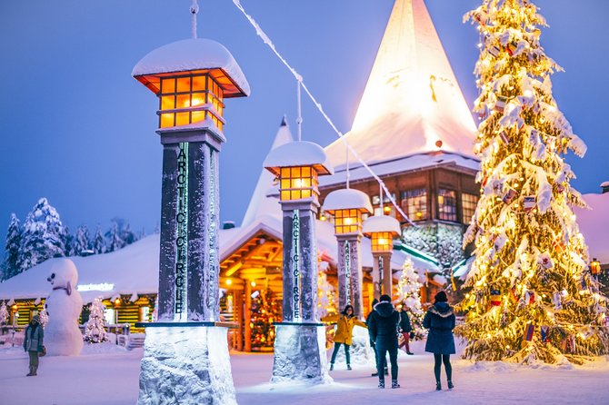 Trip to Arctic Circle, Santa Claus Village and Santas Reindeer - Crossing the Arctic Circle in Rovaniemi