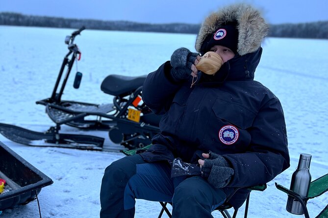VIP Ice Fishing "ICEBREAKER" Lunch in Glass Igloo - Family needs, menus, and mobility