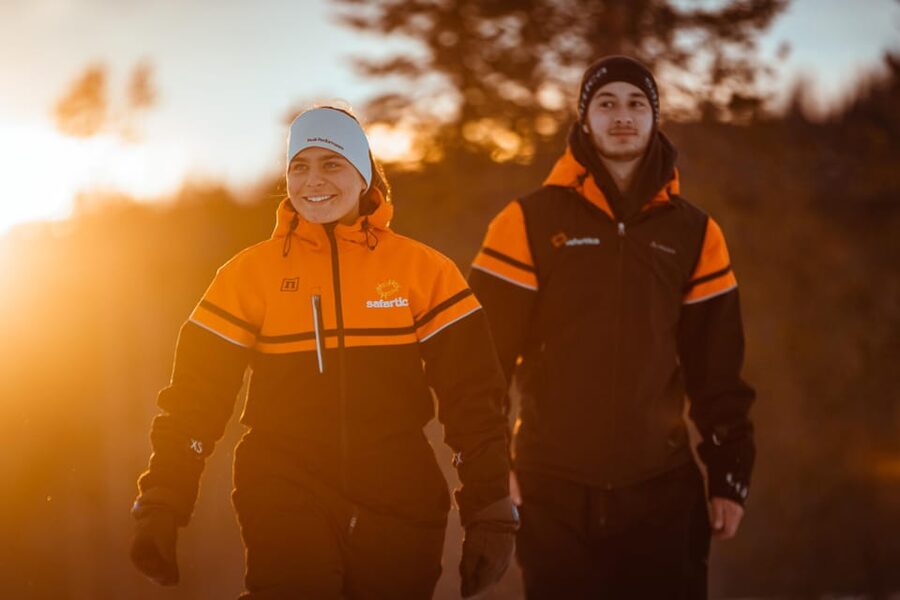 Ylläs: Forest Hike with Snowshoes - Starting in Ylläsjärvi, with the hard part already handled